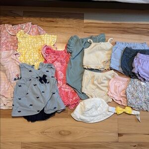 10+ Bundle of 3-6 Month Girls Spring/ Summer Clothing